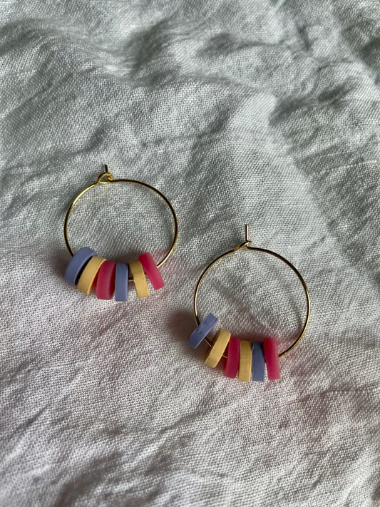 Pastel hoops