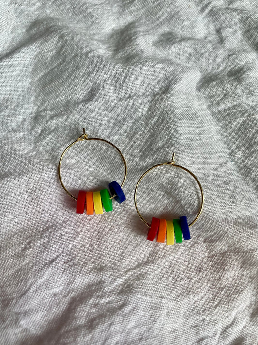 Rainbow hoops